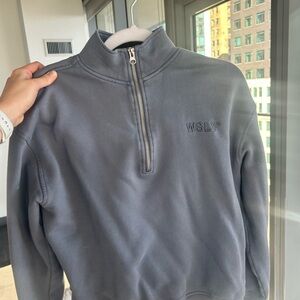 Bandier WSLY Blue Quarterzip